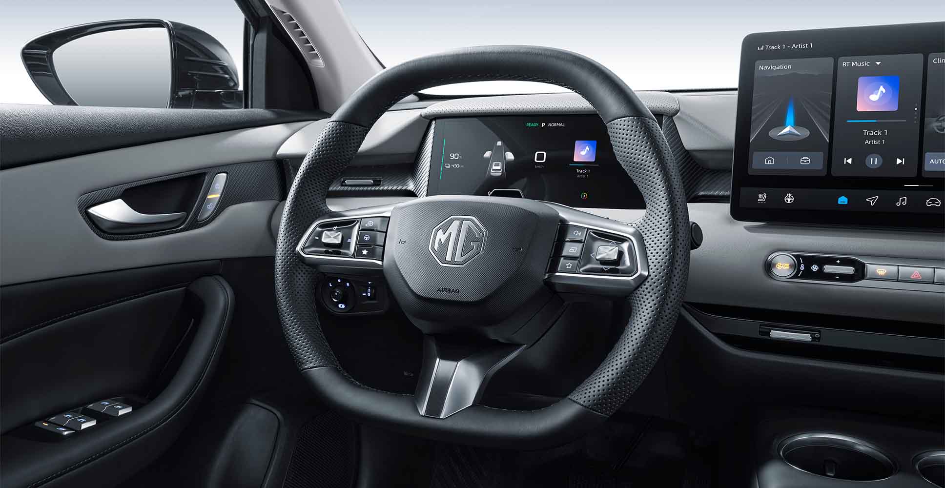 MGS5 EV Cockpit mit Multifunktionslenkrad